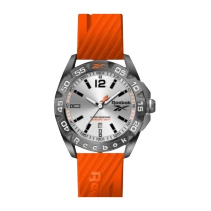 Reebok RV-EMB-G3-PAIO-1B Orange Silicone Strap Men Watch